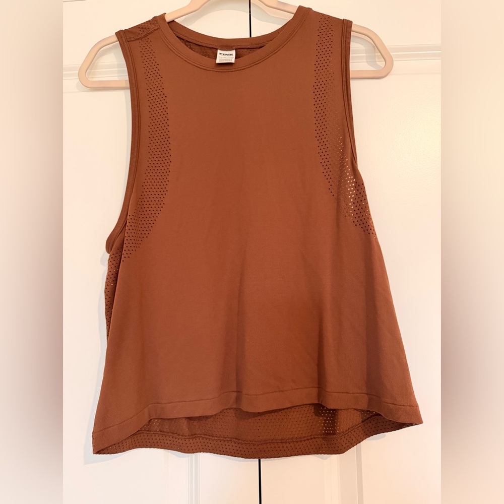 PINK Victoria's Secret Tan Muscle Tee